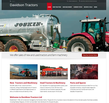 Davidsons Tractors - New & Used Farm Machinery, Whauphill, Galloway Scotland